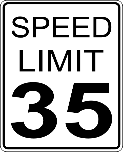 Speed Limit Sign