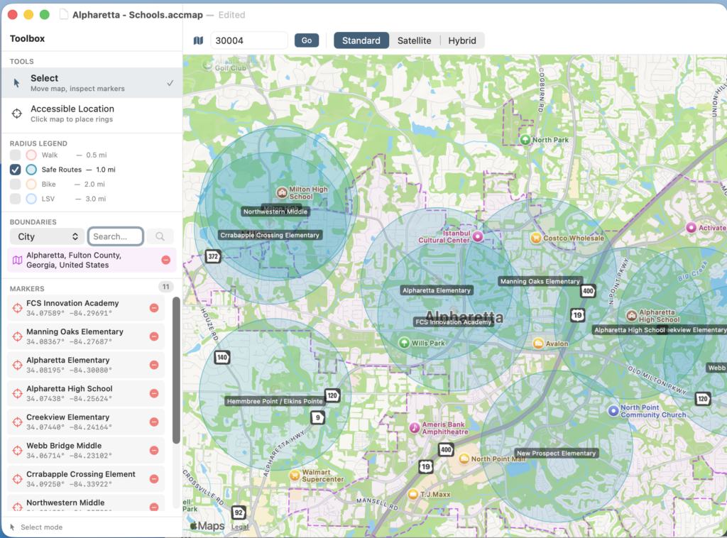 Accessibility Mapper